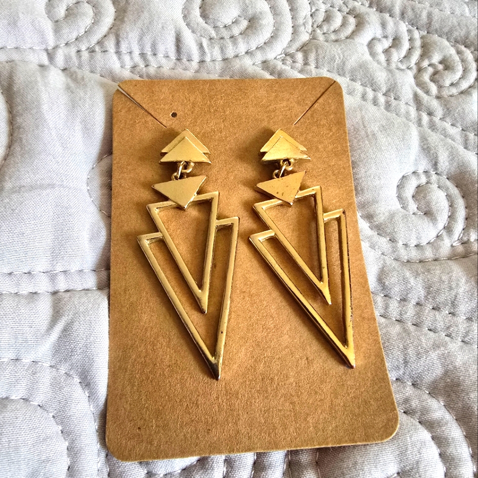 Gold Dangle Earrings